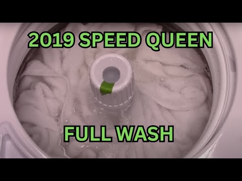 Full Wash: 2019 Speed Queen TC5000WN AWN632SP113TW01 HUGE Load Of Bath Towels