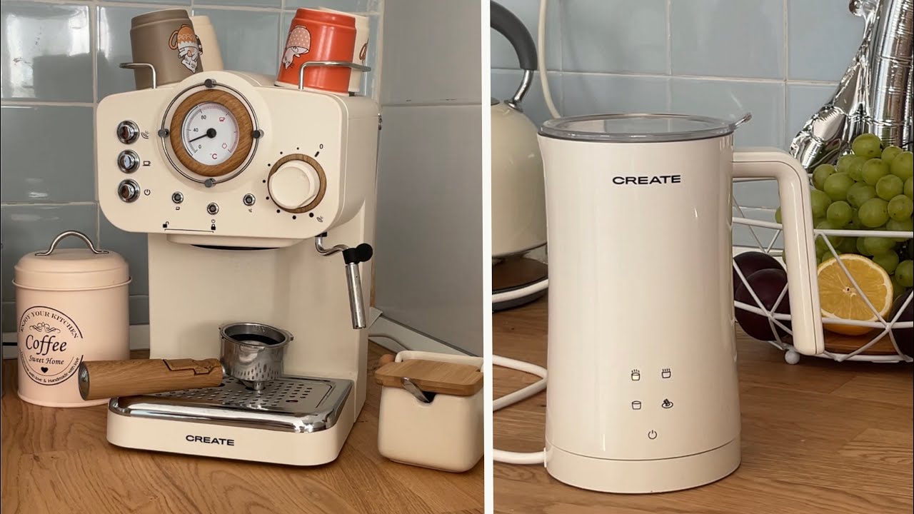 Create/ Máquina de café/ Aquecedor de Batedor de Leite (espumador) 