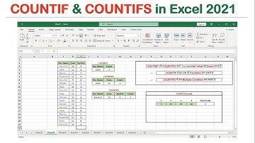 COUNTIF and COUNTIFS Formula in excel | advanced excel tutorial #excel #exceltips #exceltutorial