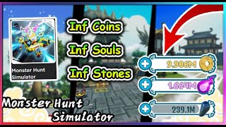 Roblox Monster Hunt Simulator Script - Infinite Coins / Souls / Stones