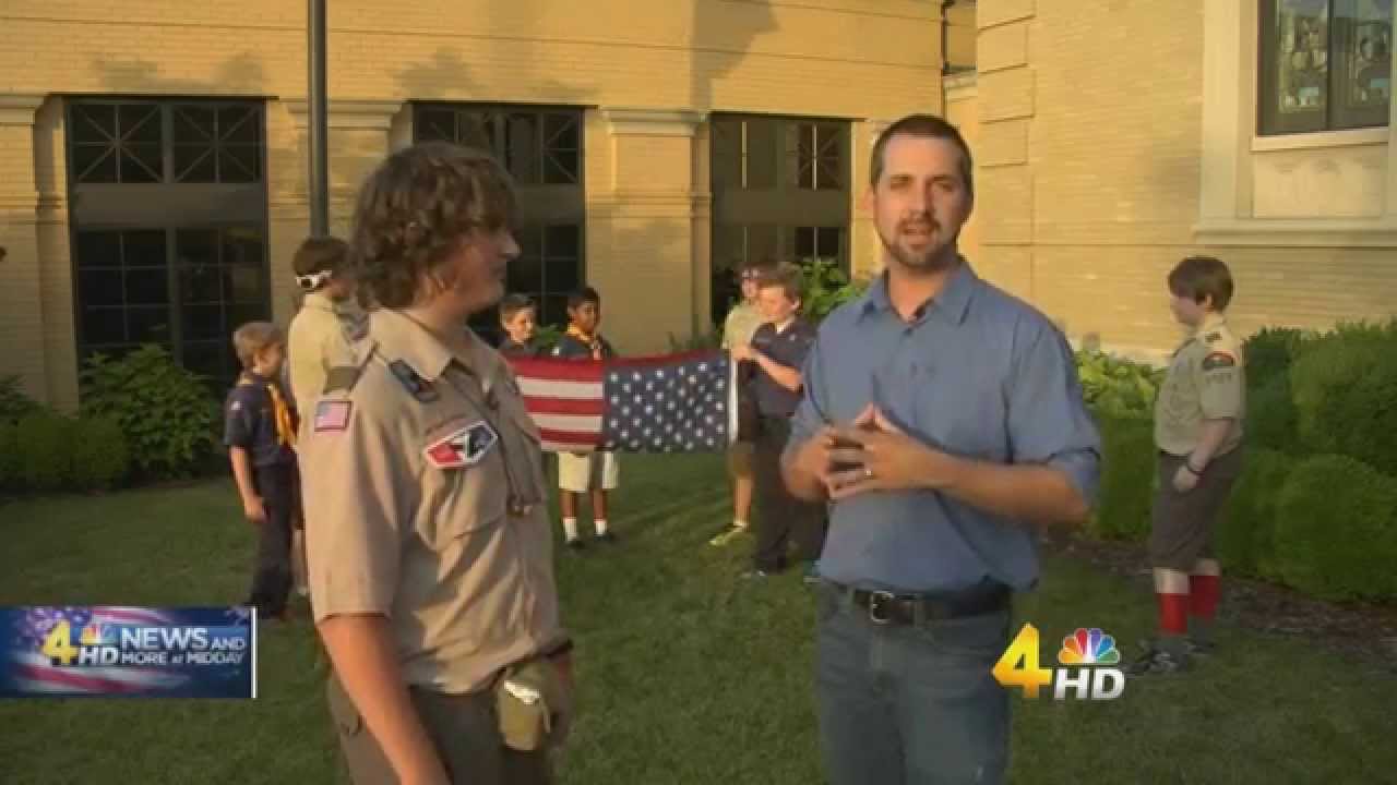 Boy Scouts Nashville Folding Flag YouTube