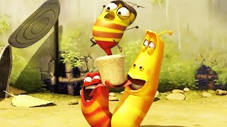 LARVA | Abeja atrapada | Película de dibujos animados | Dibujos animados para niños | WildBrain