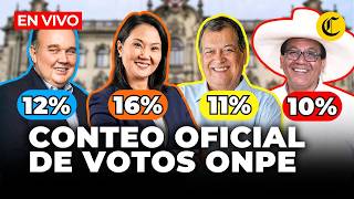 🔴 RESULTADOS DE ELECCIONES 2026 EN VIVO: CONTEO DE VOTOS DE LA ONPE | El Comercio