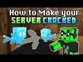 How to minecraft Server Cracked Tutorial (Offline Mode) | Any Host