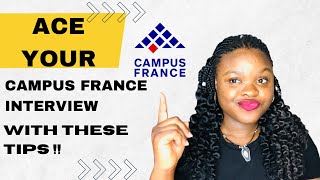 Watch this before your campus france interview!