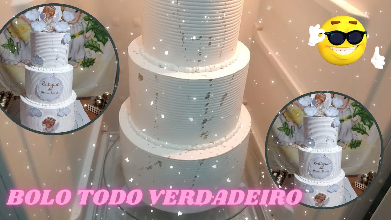 🥺 Entregando Bolo de Andar Que Sufoco🥺 / Bolo De Andar Todo Verdadeiro / Bolo Batizado #Confeitaria