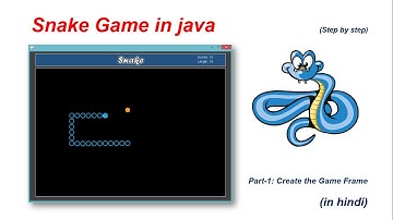 Snake game in java | part-1 | create the frame of the game