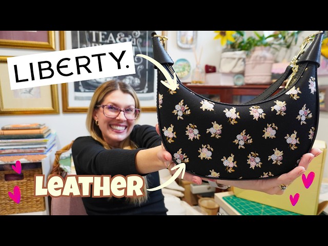 Sewing a Leather Bag but adding my own Quilting inspired twist