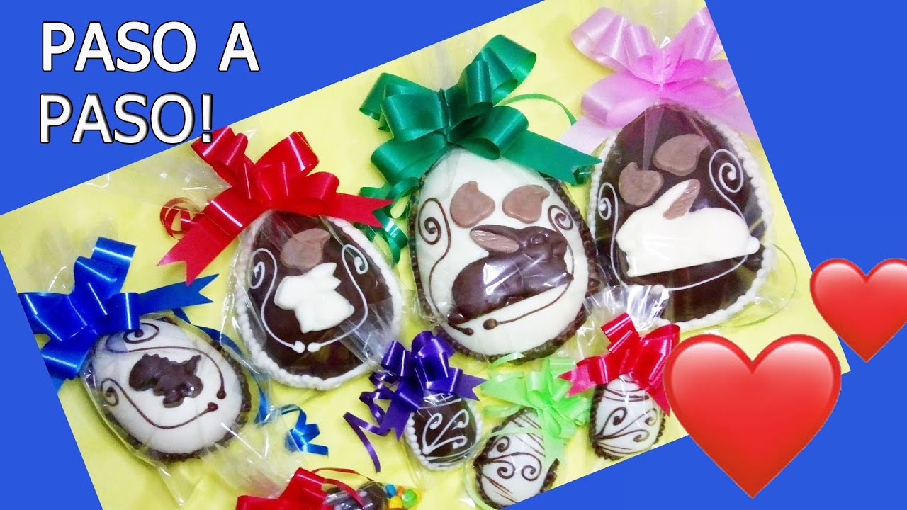 🛑 COMO HACER HUEVOS DE PASCUA Sin Glasé 💜 [VARIAS MEDIDAS] 💜