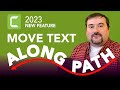 How to move text along a path in camtasia 2023