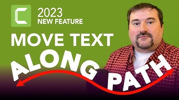 How to Move Text ALONG A PATH in Camtasia 2023