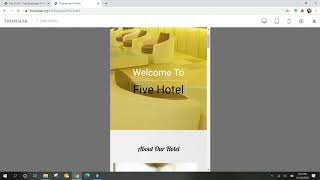 Five Hotel : Free Bootstrap 4 HTML5 Business Website Template