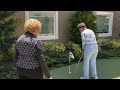 Golf Fun in the Courtyard | Chateau Madeleine, Melbourne FL