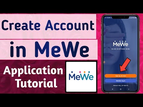 How to Create Account in MeWe App