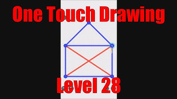 One Touch Drawing Level Stage Niveau Nivel Yровень 28. Solution