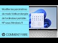 Modifier les paramètres du mode veille prolongée sous Windows 11 | Ordinateurs HP | HP Support