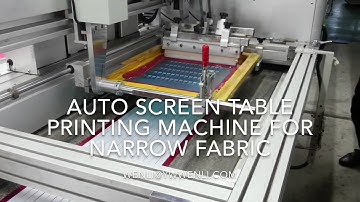 Auto table screen printing machine