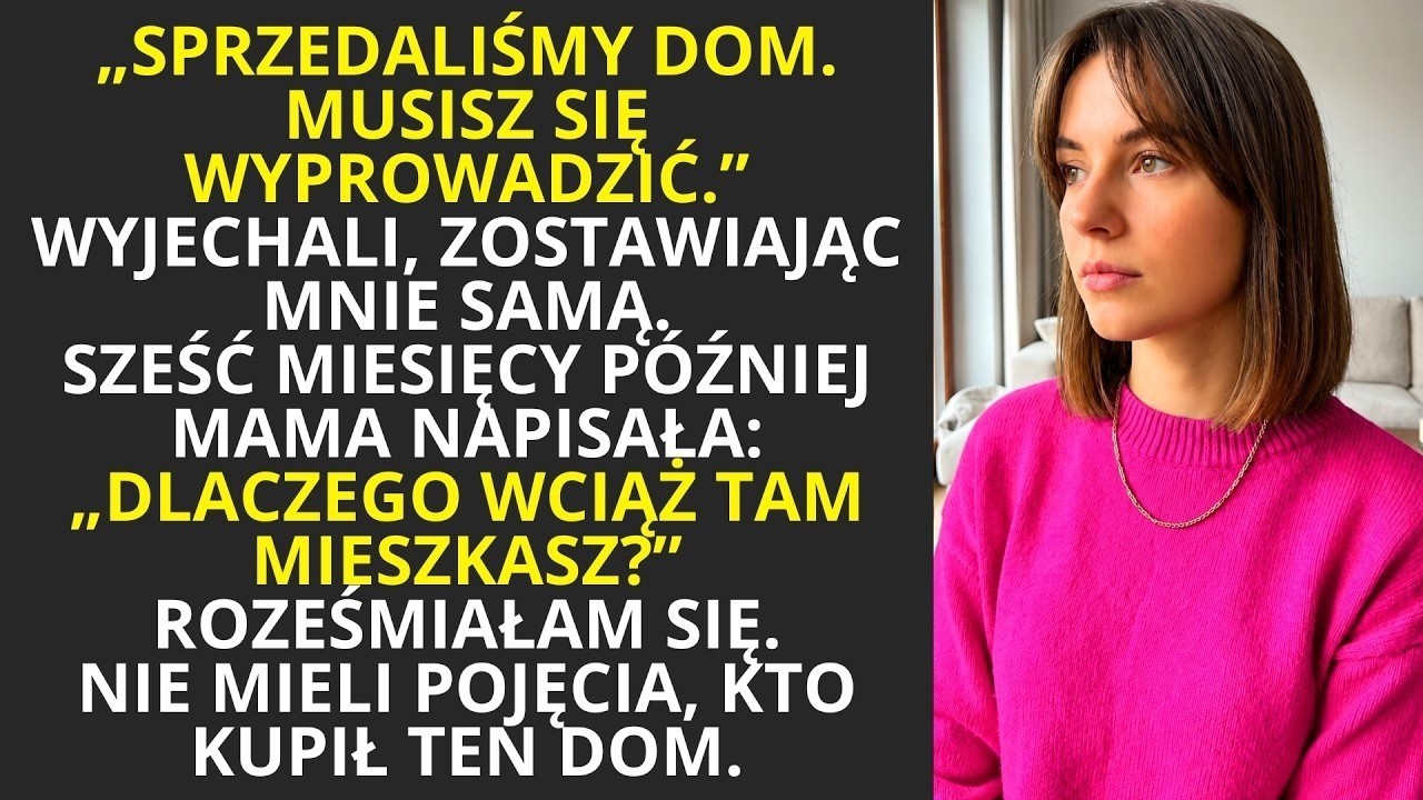 Siedziałam przy kuchennym stole, przeglądając ogłoszenia nieruchomości, gdy zobaczyłam nasz dom przy Kwiatowej we Wrocławiu. Wystawiony na sprzedaż dzień wcześniej. Nikt mi nic nie powiedział –...