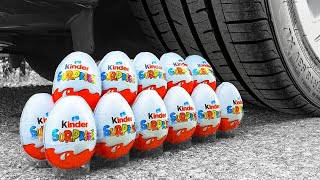 Experiment Car Vs Eggs Kinder | Hello Car Asmr screenshot 2