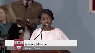 A THRILLING SPEECH BY A KENYAN GIRL IN HARVARD UNIVERSITY, USA.