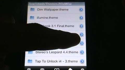 How To Delete Themes On iPhone- iFile - April 2011