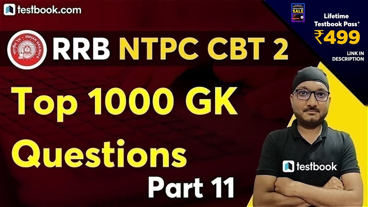 RRB NTPC CBT 2 Preparation | Top 1000 