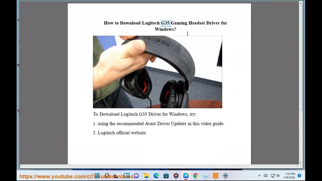 Download Logitech G35 Gaming Headset Driver for Windows - YouTube