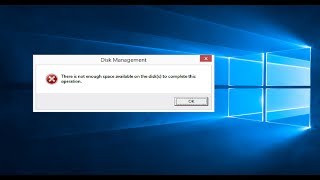 : FIX: There Is Not Enough Space Available On The Disk(s) To Complete This Operation SOLVED