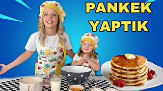 Ada İle Pankek Yaptik Ada Uyuya Kaldı 