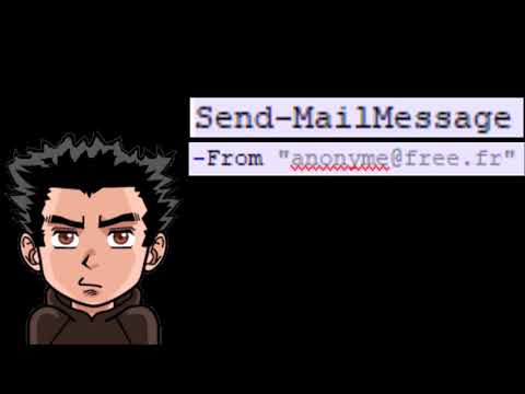 [PowerShell] Envoyer un mail anonyme