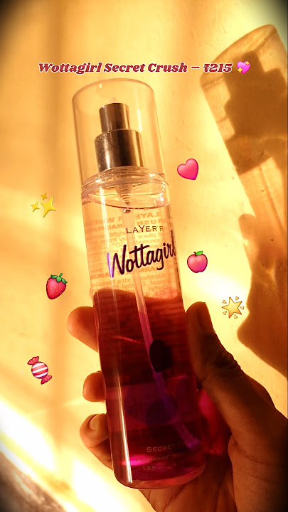 Wottagirl Secret Crush Body Mist Review 🍓 | Fruity, Sweet & Affordable at ₹215!