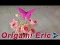 Origami Butterfly Easy step (in 3 MINUTES) ( அழகிய வண்ணத்துப்பூச்சி செய்வது எப்படி )