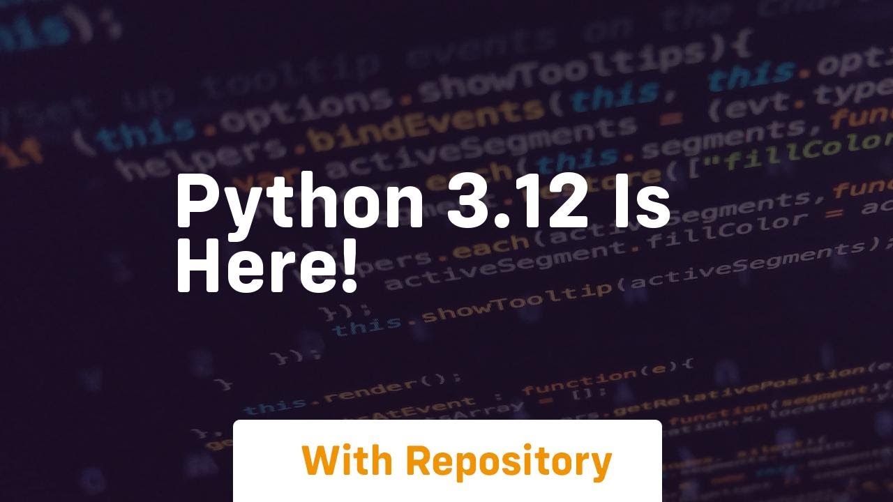 Python 3 12 is here! - YouTube