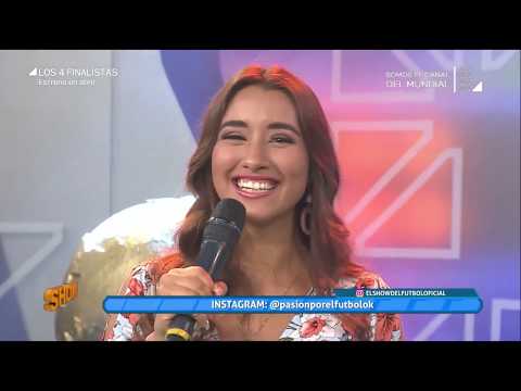 Romina Vignolo en El show del futbol
