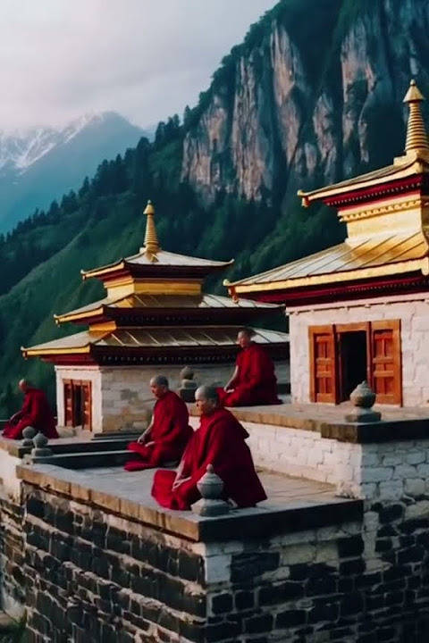 The Himalayan Monks Meditation #serene #relax #calmingnature #naturetranquility #foryou #naturelover