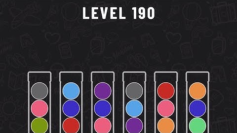 Ball Sort Puzzle Level 190 #ballsortpuzzle #ballsortpuzzlegameplay #puzzlegame #mobilegames