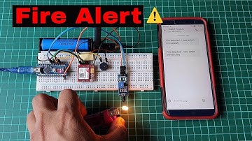 GSM based Fire Alert System Using Arduino and Flame Detector Sensor