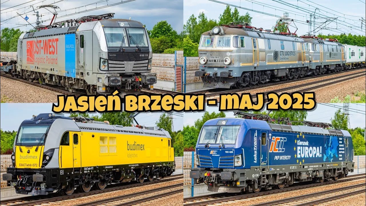 Majowe pociągi w Jasieniu Brzeskim