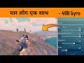 😤 What Happen When i Play in New 400 "Gyro Sensitivity" in Pubg mobile new Update - GameXpro