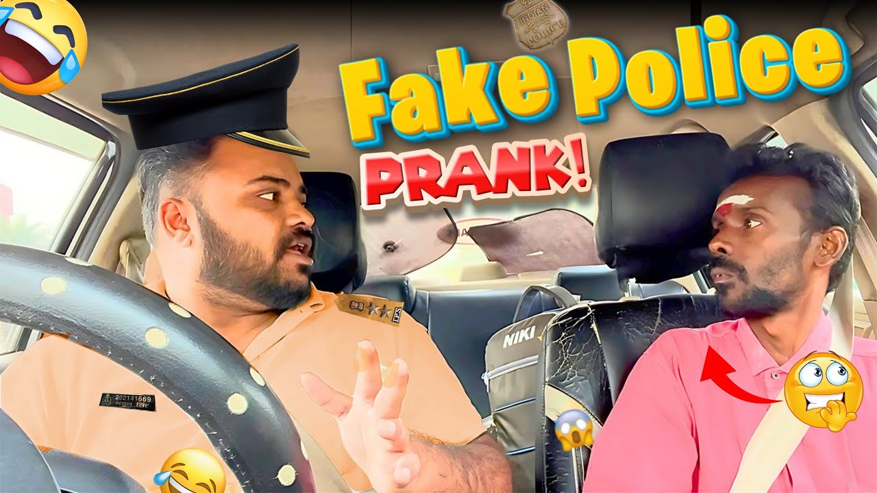 Fake Police Prank 🤣 | Tamil Taxi | Car Pranks | Tamil Car Pranks | Car Funny videos