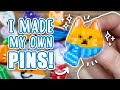 I MADE THESE?? - DIY Clay And Resin PINS!