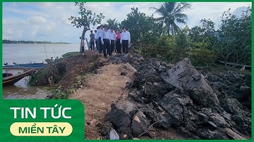 Vĩnh Long công bố tình huống khẩn cấp sạt lở đê bao cồn Thanh Long | THDT