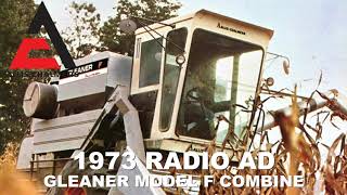 1973 Allis Chalmers Gleaner Model F Combine Radio Ad