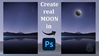 Create a Real Moon in Photoshop | 100% Easy | Simple Steps | Supreme Studios