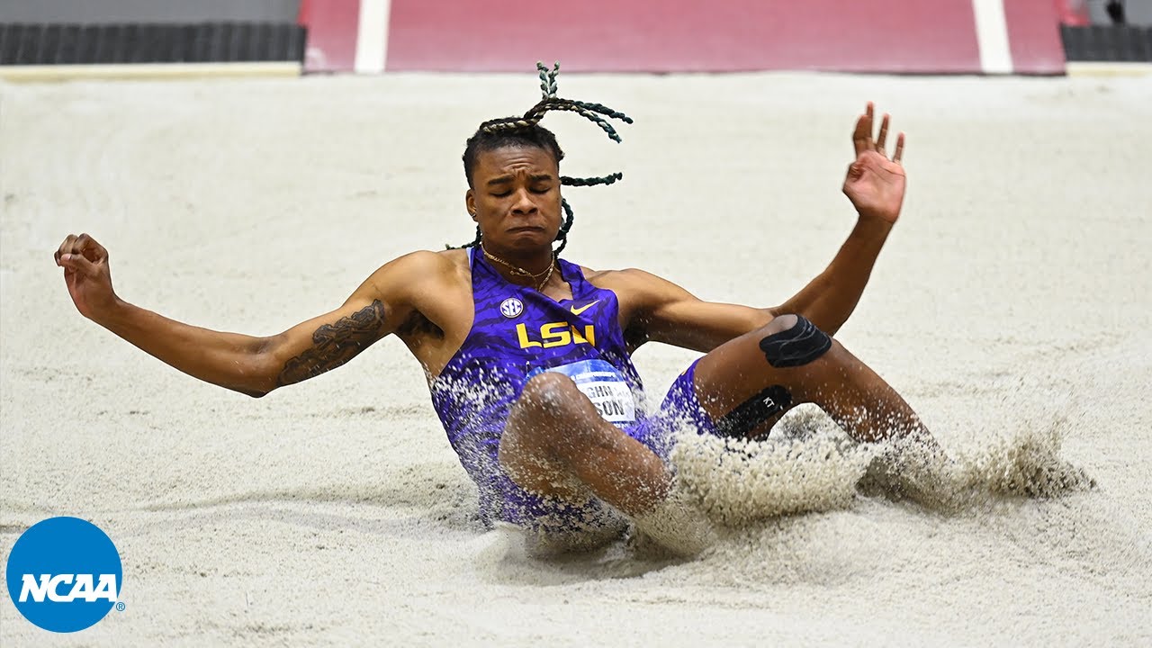 JuVaughn Harrison's historic long jump wows announcers -- eventually