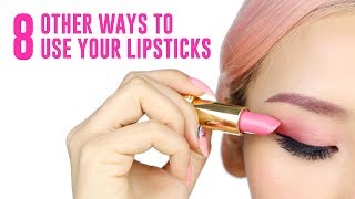 8 Ways You Didn't Know You Could Use Your Lipsticks!