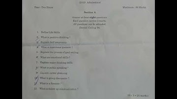 5th semester Open course/life skill development /calicut university