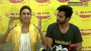 Jackky Bhagnani & Lauren Gottlieb At Redio Mirchi 98 3 For Promotion OF Welcome to Karachi