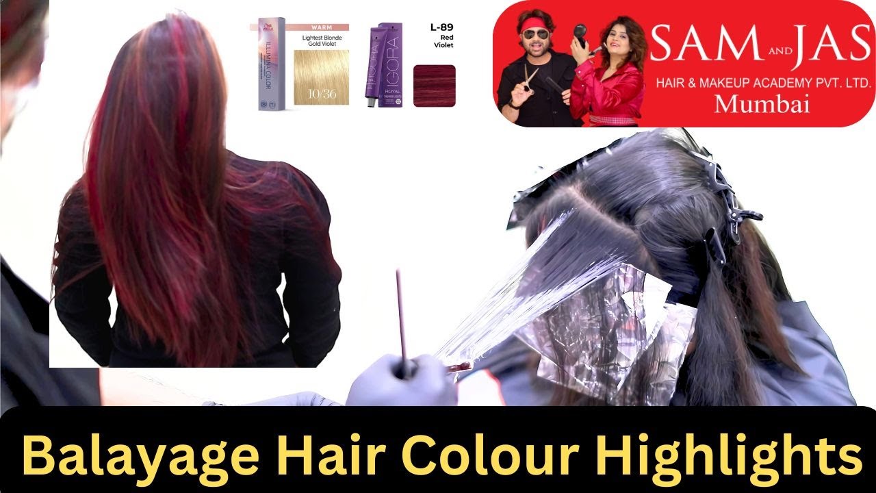 Balayage Hair Colour L-89 Schwarzkopf & 10/36 Wella Illumina Colour on Virgin Hair by Sam and Jas
