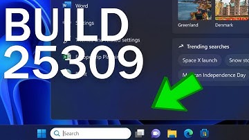 New Windows 11 Build 25309 - Search on the Taskbar Improvements, New Volume Mixer Experience